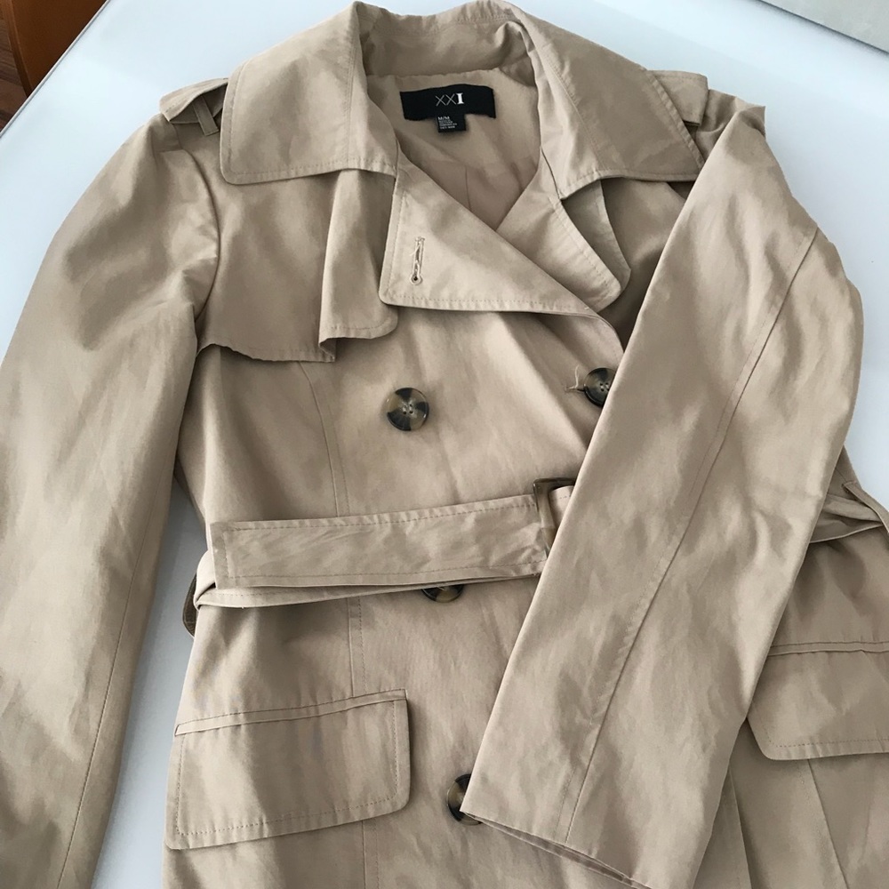 Women’s Tan Pea Coat